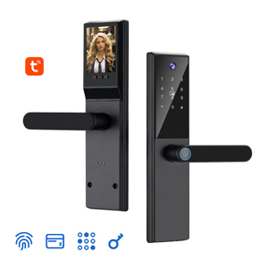 Cerradura Inteligente Kadonio con Huella Dactilar RFID sin Llave, Cámara Tuya para Puerta, <span class=keywords><strong>Contraseña</strong></span> Digital, Bloqueo de Habitación WiFi con APP Móvil para Apartamentos - Product Image 1
