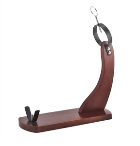 Jambons espagnols et prosciutto italien Support à <span class=keywords><strong>jambon</strong></span> en bois <span class=keywords><strong>de</strong></span> qualité supérieure avec support en métal - Product Image 2