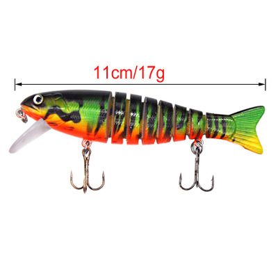 Notakia - Leurres De Pêche Articulés 10 Cm 15,5 G - Pour Bar, Truite, Brochet - Eau Douce Et Salée - 6