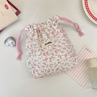Tas Bunga Terlaris Ukuran Kustom Cocok untuk Kantong Tas Penyimpanan Poliester Tali Serut Kecil Tas Penyimpanan Perhiasan
