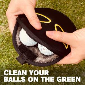 Golf Club Cleaner Ball Cleaning <b>Bag</b> Waterproof Golfer's Ultimate Green Clean Scrub Equipment Accessories Removable Clip - Product Image 4
