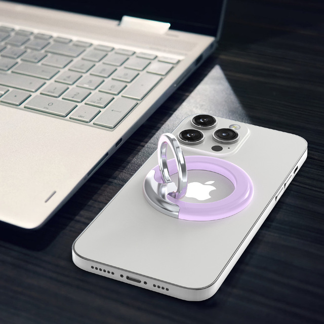 Removable Magnetic Finger Grip Stand for Smart Phone Magsafe Magnetic Ultra-thin Aluminum Phone Ring Stand Holder