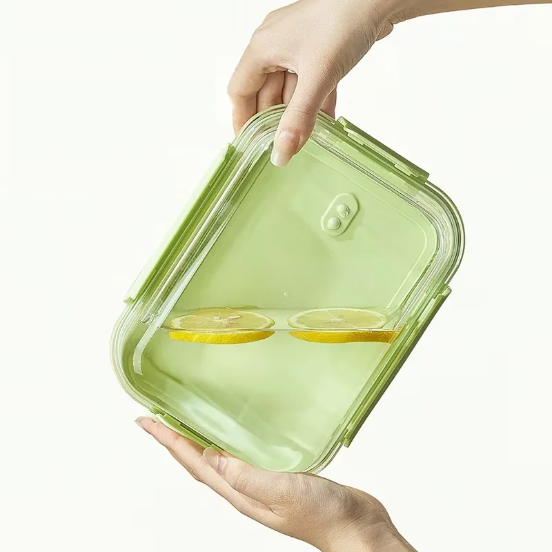 24-Piece High Borosilicate Glass Lunch Box Household Bento Box Microwave Compartments Preservation Bowl With Lid view 3