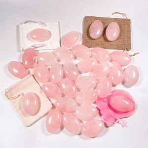 Venta directa de fábrica, piedras preciosas, piedras de jabón de cuarzo rosa de cristal para curar - Product Image 6