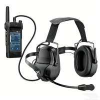 Casque ENC à réduction de bruit BT5.5 avec micro, écouteurs tactiques sans fil 85 dB, protection auditive pour le tir et la course