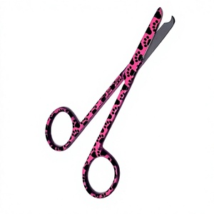 Tijeras de Sutura de Acero Inoxidable Médico, Rectas y Curvas, Instrumentos Quirúrgicos Duraderos para Retirar Suturas, para Uso Doméstico y Hospitalario - Product Image 1
