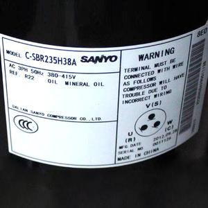 Compresseur de climatisation et de réfrigération Sanyo C SBR145H15Q pour remplacement et réparation - Product Image 2