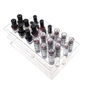 Mulit-layer lápiz labial Display Rack <span class=keywords><strong>esmalte</strong></span> <span class=keywords><strong>de</strong></span> <span class=keywords><strong>uñas</strong></span> almacenamiento mostrar Stand hogar ecológica acrílico organizador caja - Product Image 6