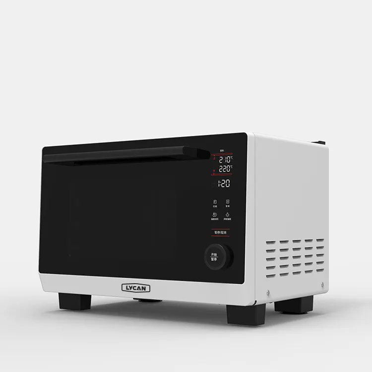 Конвекционная Печь Lycan с паром, вращающаяся конвекционная печь с 5 лотками, печь для пиццы с паром