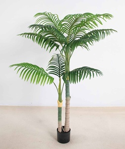 Planta Artificial de Areca Triphylla en Maceta, con Tallo Grueso y Hojas Pequeñas, Decoración Moderna, Follaje Verde Denso, Varias Alturas, para Hogar y Hotel - Product Image 1
