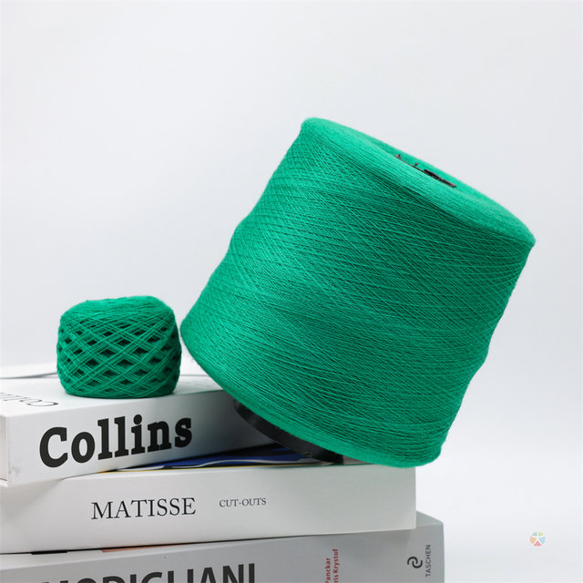 Factory Direct Sale 28S/2 Colored High Elasticity Core Spun Yarn  Colored Rabbit Velvet Core Yarn  45%Viscose 27%Nylon 28%PBT