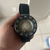 Boussole de plongée professionnelle résistante à la corrosion, style montre, aiguille nord sous-marine, aimant puissant, lumière nocturne