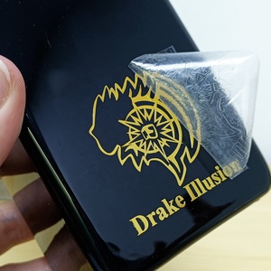 شعار مخصص متعدد الألوان ورقائق ذهبية ملصق معدني ملصقات نقل بالألوان البنفسجية إطار نظارات شمسية - Product Image 4