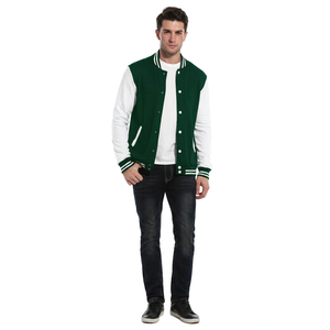 Men Varsity <b>Jacket</b> Stylish Retro College Casual Outerwear Streetwear Fashion Trendy Sporty Comfortable Warm <b>Slim</b> <b>Fit</b> Design - Product Image 1