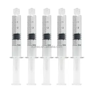 Skala standar 1/2/3/5/10 ml Luer dan Luer Lock pre-filled Syringe