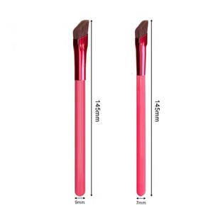 Pinceau de maquillage professionnel GRACEDO GR091 RTS pour sourcils et démarcation des cheveux, poils synthétiques, faible MOQ, noir, rose <span class=keywords><strong>rouge</strong></span>, <span class=keywords><strong>correcteur</strong></span> - Product Image 1