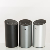 Diffuseur d'arômes intelligent sans fil rechargeable par USB, argenté, écologique, universel, sans eau, pour voiture et maison, à huiles essentielles