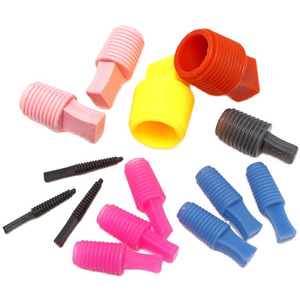 Phích Cắm Bảo Vệ Ren Phun Và Mạ Điện Nhiệt Độ Cao Nút Chặn Cao Su <span class=keywords><strong>Silicone</strong></span> Mặt Bích Nút Ren Cao Su - Product Image 2