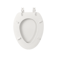 Housse de siège de toilette au design moderne de style américain avec charnières en plastique Forme allongée