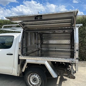 Customized Waterproof Heavy Duty Aluminum Truck Ute Canopy with <b>Tool</b> <b>Boxes</b> and Lockable Features - Product Image 5