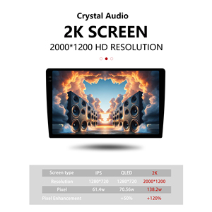 Radio de coche HI-FI Audio para <span class=keywords><strong>Audi</strong></span> A6 <span class=keywords><strong>R6</strong></span> RS6 1997 - 2006 REPRODUCTOR DE DVD de 9,5 pulgadas pantalla Android Video 2 Din 2K pantalla CarPlay DSP - Product Image 6