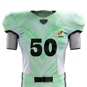 Uniforme de fútbol americano sublimado personalizado, 100% poliéster, mangas cortas, mejor fabricante, conjunto de fútbol americano - Product Image 3