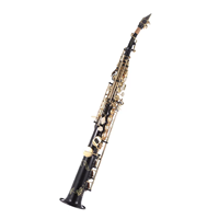 Saxophone soprano Bb professionnel à tube droit, laiton laqué, 3 couleurs, instrument à vent vintage pour performance