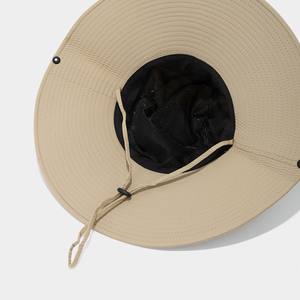 Sombrero de Pesca y Escalada Plegable de Poliéster Personalizado para Exteriores con Cordones, <span class=keywords><strong>Gorra</strong></span> de <span class=keywords><strong>Sol</strong></span> para Uso Casual y Viajes - ¡Gran Oferta! - Product Image 6