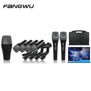 Set de Micrófonos Dinámicos para Batería Acústica Instrumento Musical para Espectáculos en Vivo - Product Image 3