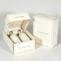 Emballage personnalisé en carton pour coffret de shampoing, impression élégante, emballage en papier pour cosmétiques et essences, boîte de shampoing