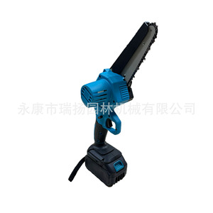 Mini Chainsaw 6in Brushed Motor Battery <b>Powered</b> Outdoor Cutting <b>Tool</b> - Product Image 3
