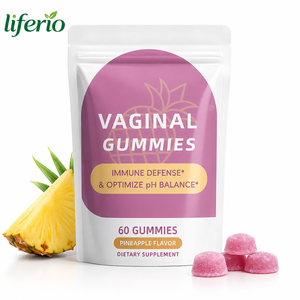 กัมมี่เสริมโปรไบโอติกเพื่อสุขภาพช่องคลอดสำหรับผู้หญิง ปราศจาก GMO 60 ชิ้น อาหารเสริมเพื่อสมดุลสุขภาพ - Product Image 1