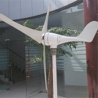 Éolienne à aimant permanent à axe horizontal de 1500 W avec un diamètre de rotor de 1,6 m et une sortie 12 V/24 V/48 V pour usage domestique et agricole