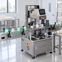 Automatische flesdop-sealmachine voor dranken, voedingsmiddelen, cosmetica, sauzen, oliën, etherische oliën en vloeibare producten voor verpakkingsapplicaties