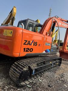 รถขุดดินคุณภาพดี 100% ของแท้ รุ่น zaxis 120 พร้อมรีโมทคอนโทรล มือสอง Hitachi Zx60 Zx70 Zx120 รถขุดตีนตะขาบญี่ปุ่น ขาย - Product Image 2