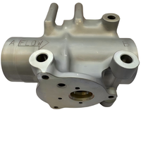 Corps de vanne de régulation de débit en aluminium moulé sous pression personnalisé avec marquage de direction de flux pour systèmes pneumatiques et hydrauliques industriels