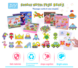 Kit d'activités créatives pour enfants : Perles d'eau carrées pour Pixel Art DIY – Ensemble de fabrication de modèles de perles style Pixel pour enfants - Product Image 6