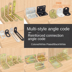 각도가 두꺼워진 90도 직각 L자형 브래킷 가구 하드웨어 커넥터 선반 지지대 - Product Image 5