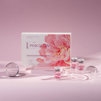Sérum Visage Personnalisé PDRN Pink Glass Glow au Collagène et Acide Hyaluronique – Ampoule Hydratante et Raffermissante en Flacons