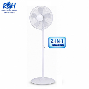 Ventilador de Pie y de Mesa 2 en 1 Rihuang de Diseño Moderno con 3 Velocidades y Control de 16 Pulgadas para el Hogar, Dormitorio, Sala de Estar y Oficina - Product Image 1