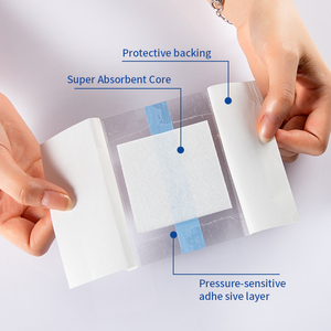 Penggunaan medis transparan I-II derajat luka bakar situs Donor lembut tahan air perawatan penutup luka busa - Product Image 3