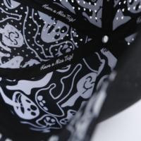 Casquettes de baseball imperméables pour hommes, 5 panneaux, visière légèrement incurvée, logo en caoutchouc personnalisé, pour le sport et l'extérieur, avec cordon, vente en gros fabricant