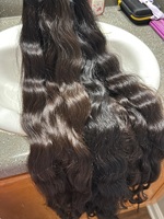 Extensions de cheveux naturels indiens bouclés bruts 100 % humains, 38-40 pouces, livraison rapide, boucles rebondissantes
