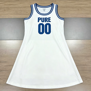Vestido de Baloncesto Personalizado PURE <span class=keywords><strong>Aloha</strong></span> con Flores Tropicales, Jersey sin Mangas para Mujer, Vestido Tipo Chaleco, Conjunto de Vestido, Vestido en Oferta - Product Image 5