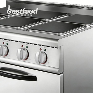 Fourneau Électrique Commercial Robuste en Acier Inoxydable 380V à 6 Plaques pour Équipement de Cuisine - Product Image 1