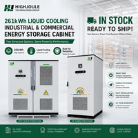 Système de stockage d'énergie par batterie HJ C&I 125 kW 261 kWh avec refroidissement liquide PCS pour le contrôle des pics de demande, stock UE, entrepôt Pays-Bas