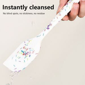 Ensemble de 6 spatules en silicone écologiques avec couteau à découper, pinceau, outils de pâtisserie, boîte à ustensiles de cuisine, passe au lave-vaisselle - Product Image 5