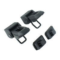 Aukma 2018-2019 pour Wrangler JL Kit de loquet de capot antivol en plastique ABS noir Accessoires de voiture Verrous de sécurité Neuf