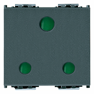 ซิกูรี่ 2P+T 16A ปลั๊กไฟอังกฤษ สีเทา สูง 5.3 ซม. ยาว 5.1 ซม. กว้าง 4.3 ซม. - Product Image 1