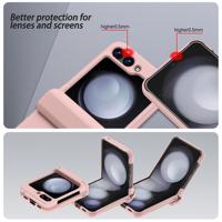 Funda de Teléfono Móvil de Lujo con Función de Cartera, Estilo Ins, a Prueba de Golpes y Caídas, con Decoración Integrada, para Z Flip 6 y 5